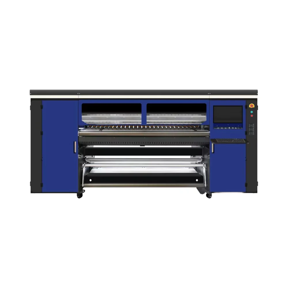 Large Format 15-Head Sublimation Printer i3200 Digital Automatic Heat Transfer for Roll Roll Polyester Textile Clothes Printing