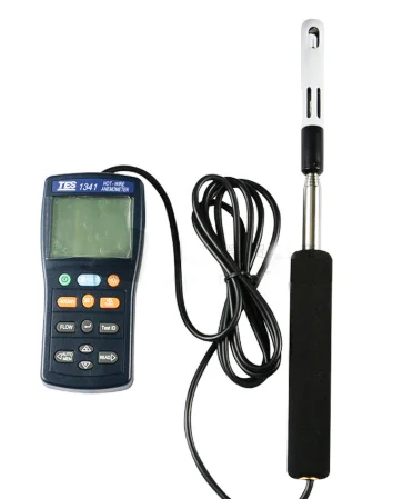 TES-1341 проволочный Анемометр TES1341 (USB интерфейс для подключения к