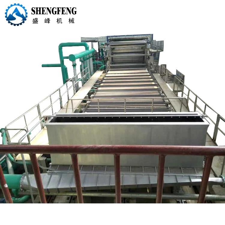 automatic testliner paper and fluting liner paper production line price