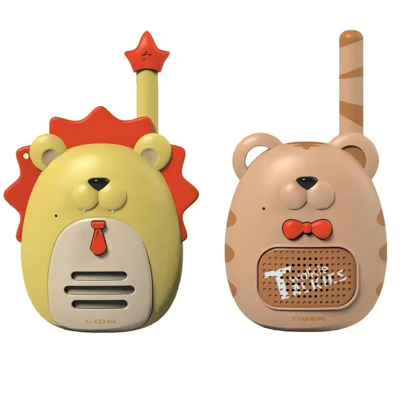 Hot sale voice changer intercom phone 500m range plastic outdoor children walkie-talkie