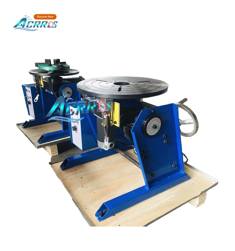 300kg Horizontal Revolving Pipe Tank Rotary Table Welding Positioner