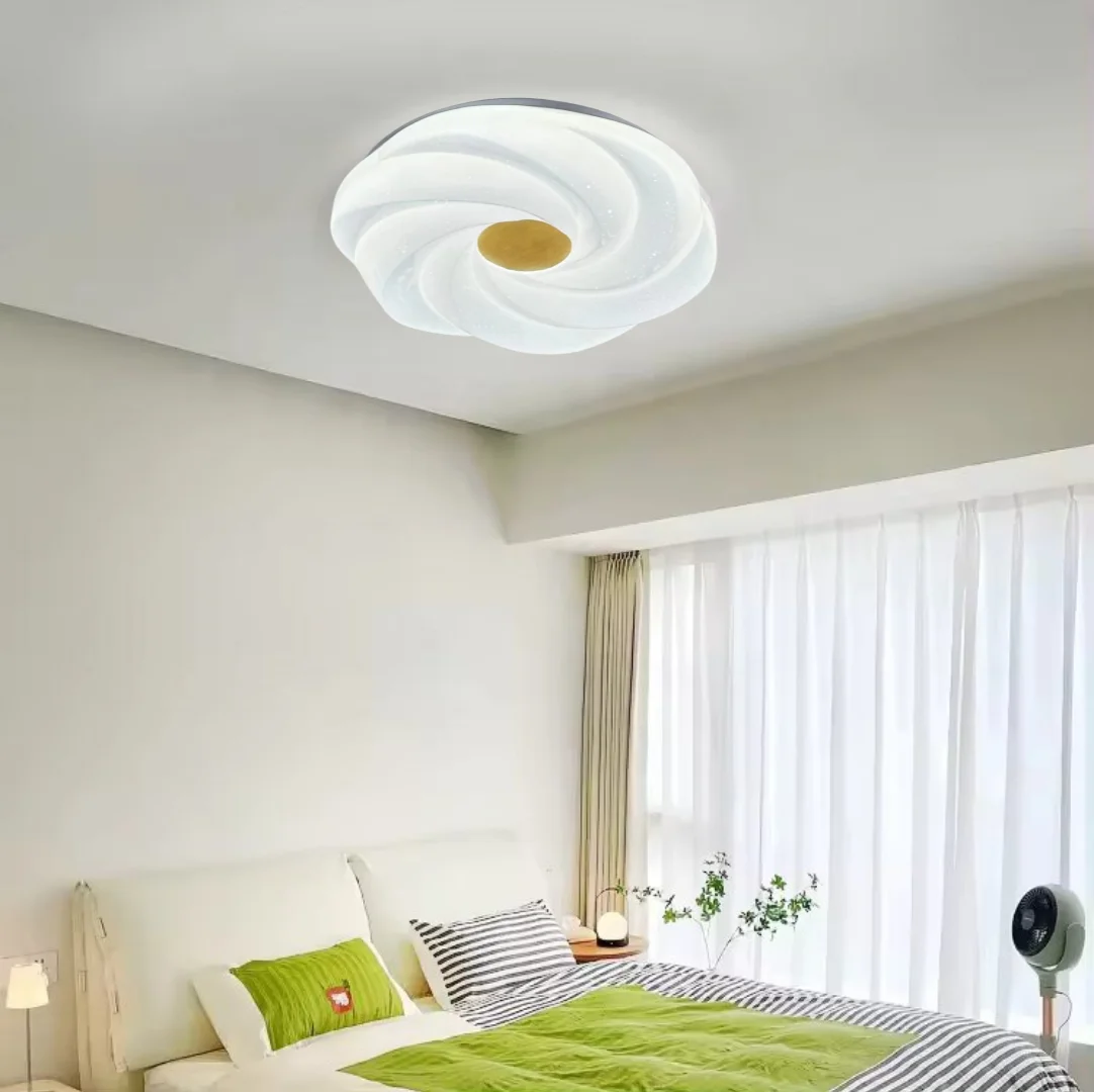 Romantic Design Led ceiling lights Indoor Lighting White Flower Led Warm Ceiling Lamp for Bedroom
