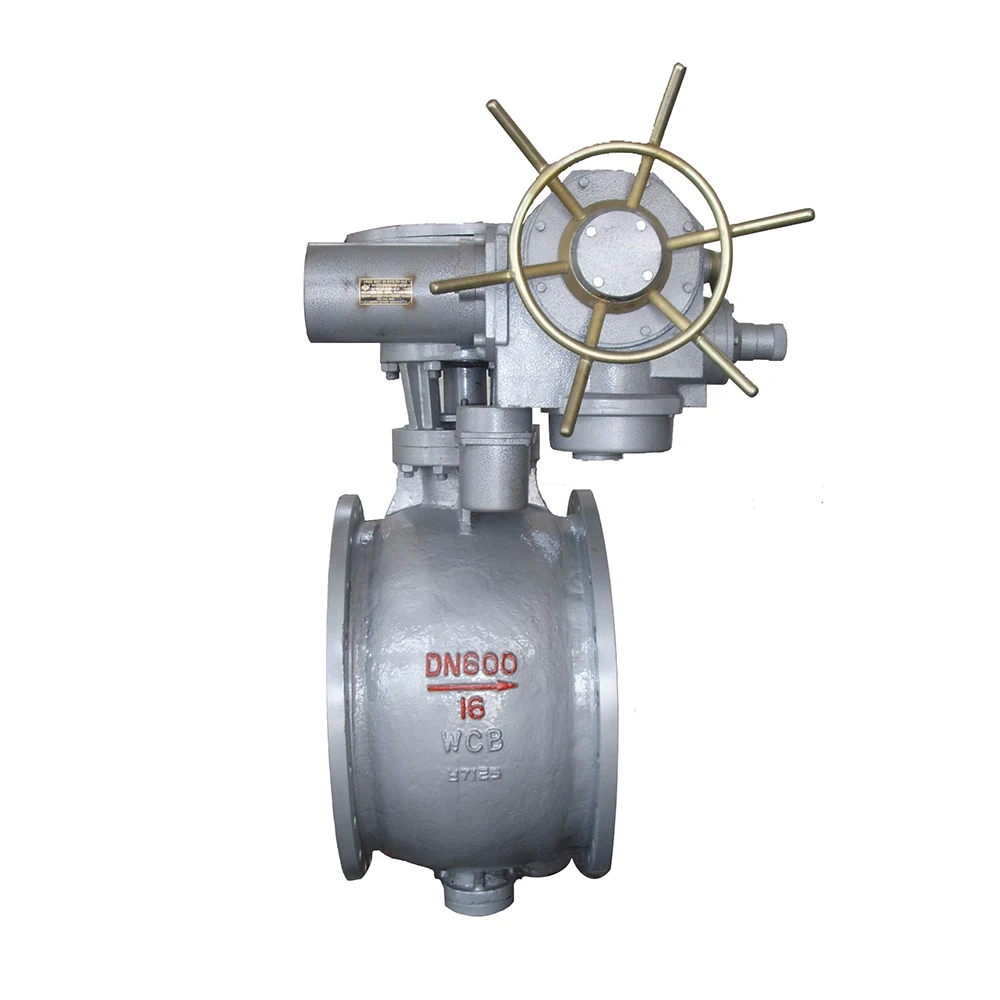 Пневматический привод из литой стали DN200 PN16 V Шаровой Клапан сегмента порта