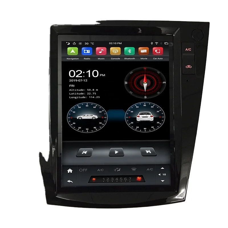 10.4' Vertical Screen 4+64GB Tesla Android Car Multimedia Player Radio GPS Navigation for Subaru Forester 2013-2017