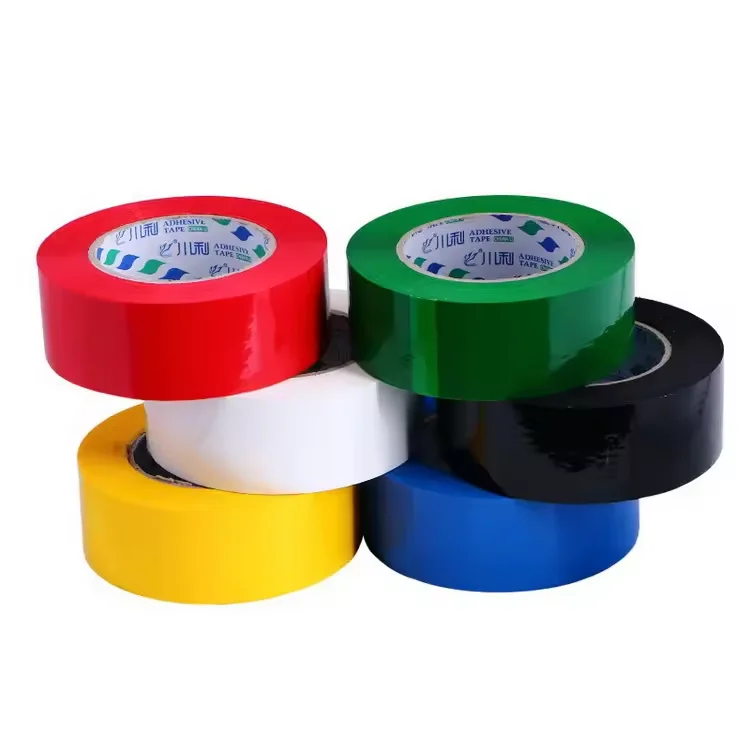 45mm 160m Sticky Adhesive Color Bopp Tape PVC Film PVC Electrical Insutation Tape For Carton Packaging
