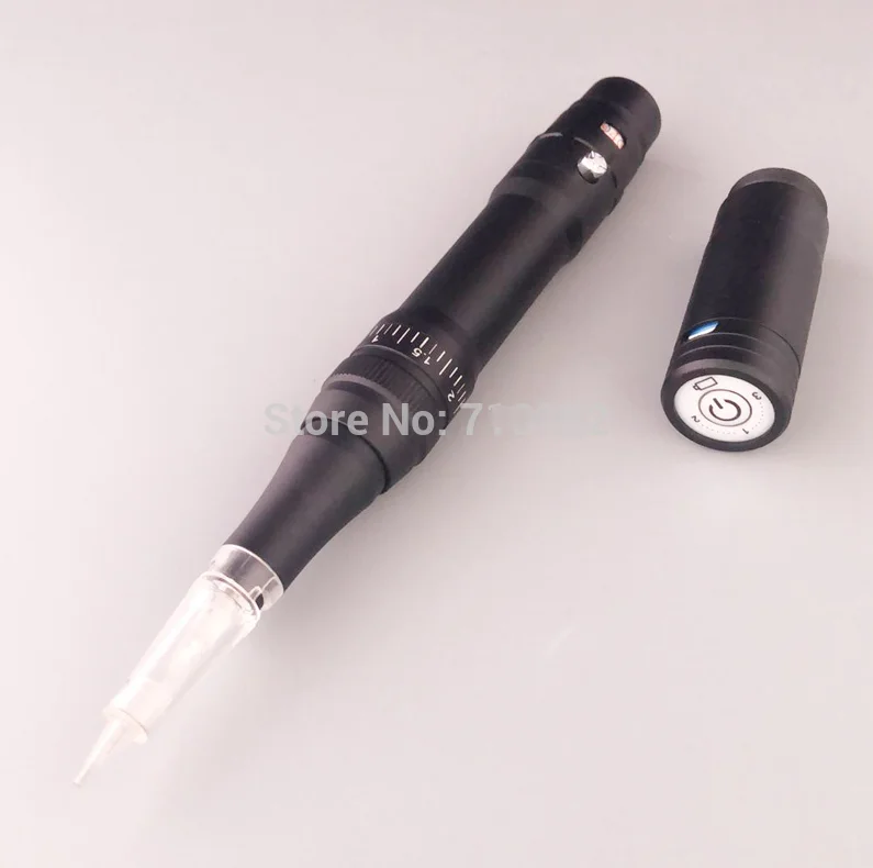 Black Microblading Device Kit Professional Rotary Tattoo Pen Wireless Permanent Makeup Machine For cartridges