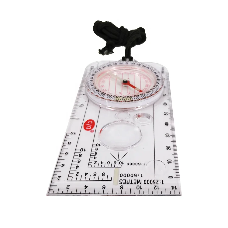 Hiking in both day and night map measuring pocket size navigation compass compass MC-1