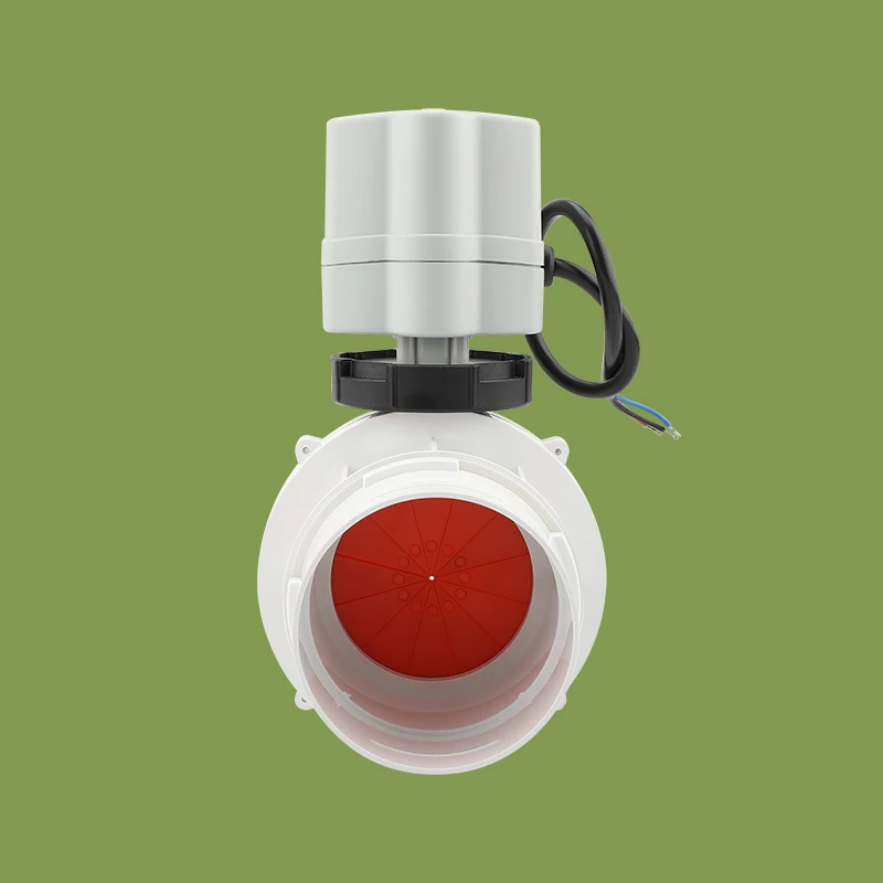 Electric HVAC System Duct Blocking Valve Gas ODM Normal Temperature Home Kitchen Air UPVC Other Valves Clip-on Regulating 75mm