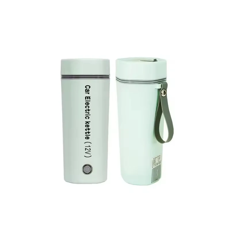 Portable 12V/24V Digital Control Water Boiler Bottle Keep Warm Function Heating Cup Kettle for Travel Household Vehicle Car Use