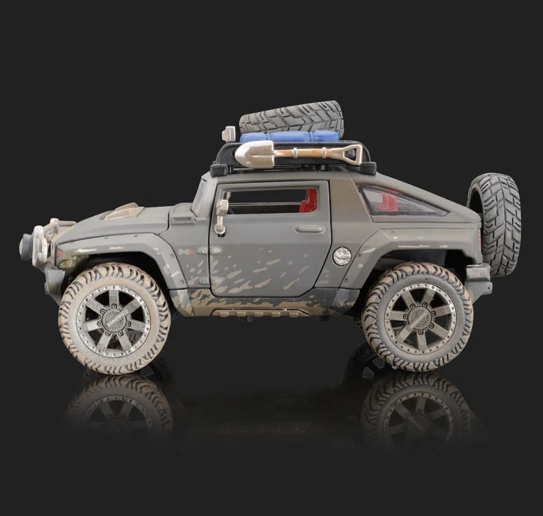 Maisto 1:24 Dirt Riders Hummer HK Alloy Diecast Model Car Toy Vehicles Simulation Collection Model Gift