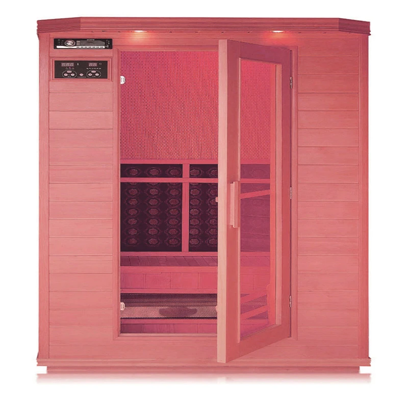 Новая Инфракрасная портативная мини-сауна, Паровая душевая кабина, деревянный дом