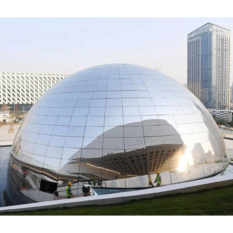 Curved Hyperbolic Building Materials Metal Wall Cladding Cladding Wall Panels Exterior