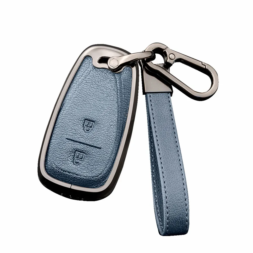Metal full protection car key fob case cover fit for 2016-2022 Chevrolet Malibu Camaro Cruze Traverse Sonic Volt Bolt Equinox