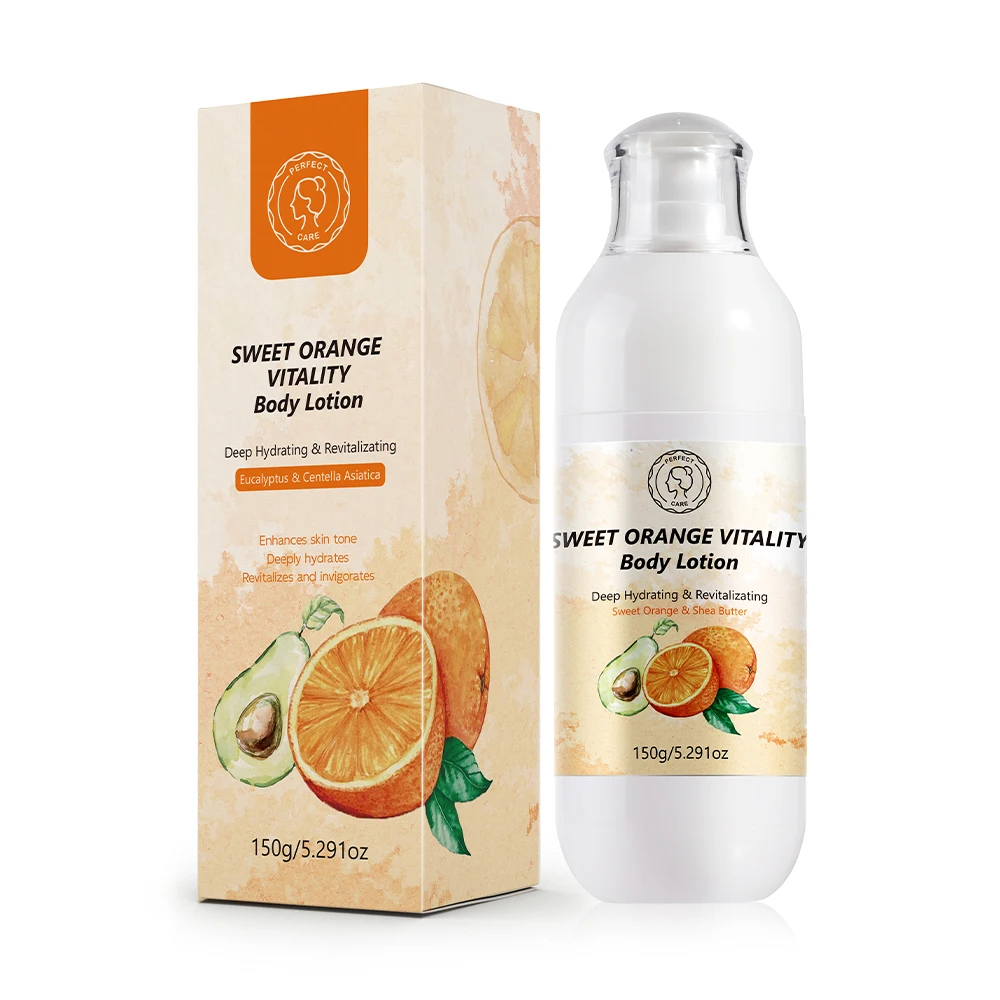 wholesale Skin Care Products Organic Vitamin C Brightening Whitening moisturizing orange Body Lotion