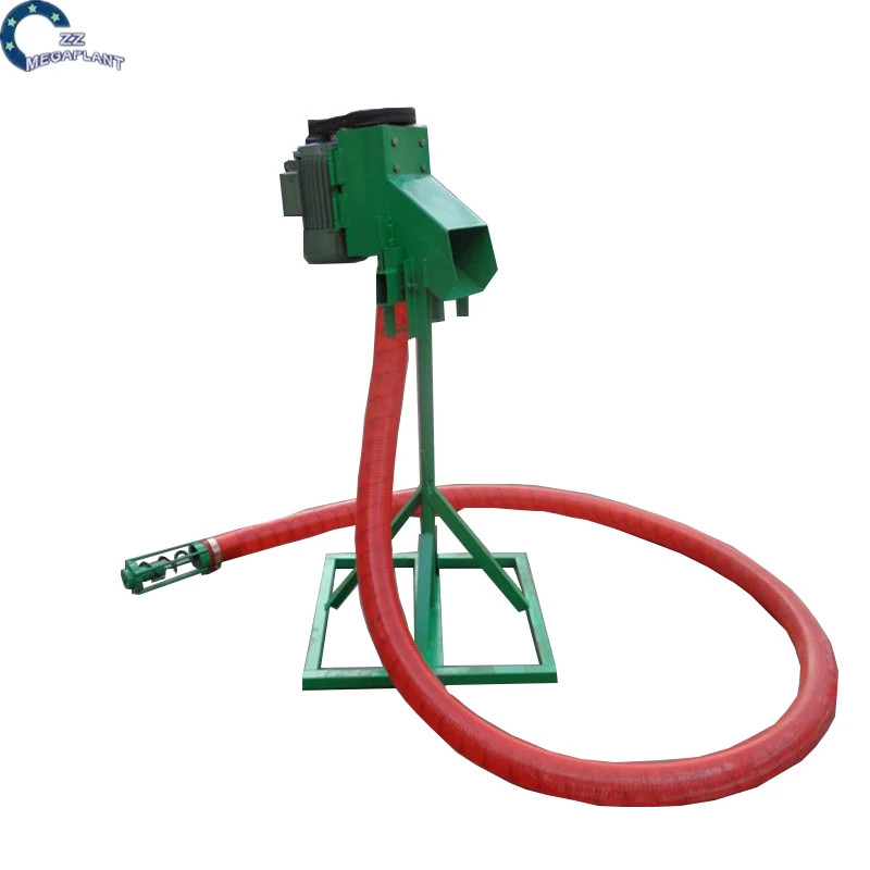 Plastic soft tube grain corn rice transportation conveying flexible auger conveyor