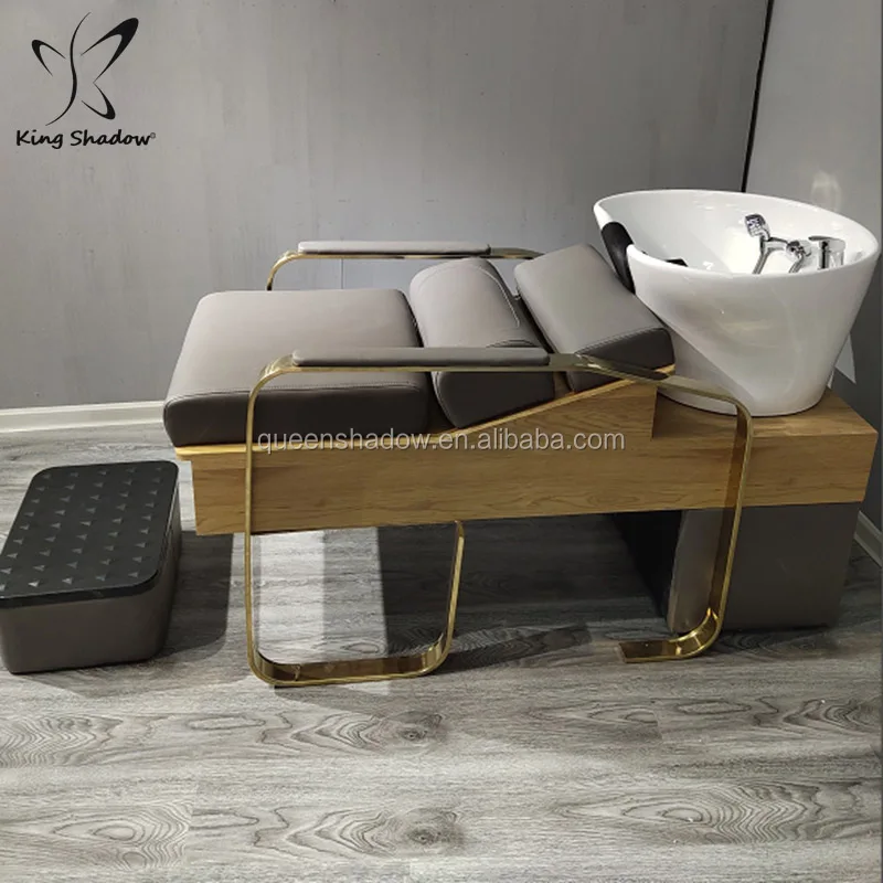beauty salon furniture set barber basin salon hair equipment styling chair no plumbing shampoo bowl