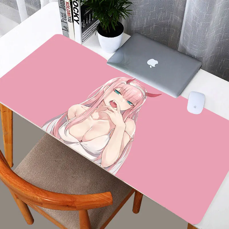 Zero Two Darling Computer Mouse Mat Anti-slip Anime Cartoon Gamer Laptop Mice Pad Mouse Mat MousePad Desktop manga Mouse Pad