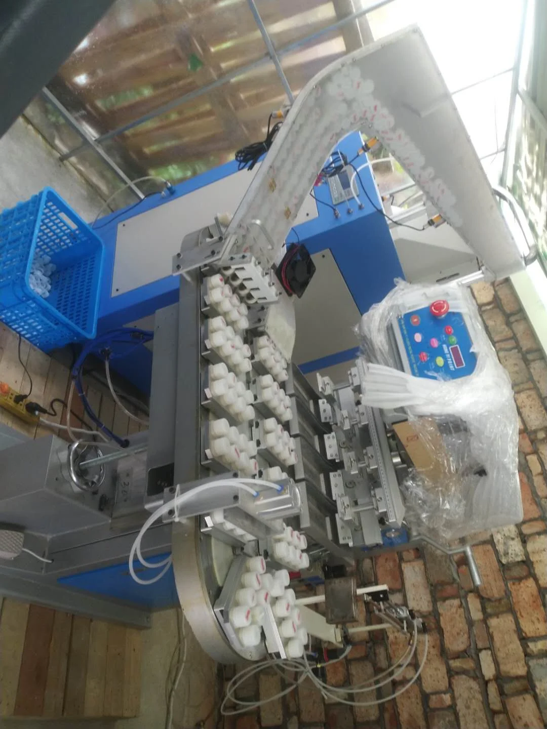 Auto bottle printer assembly line pad printer 4 colors tampo printer Automatic bottle printing machine