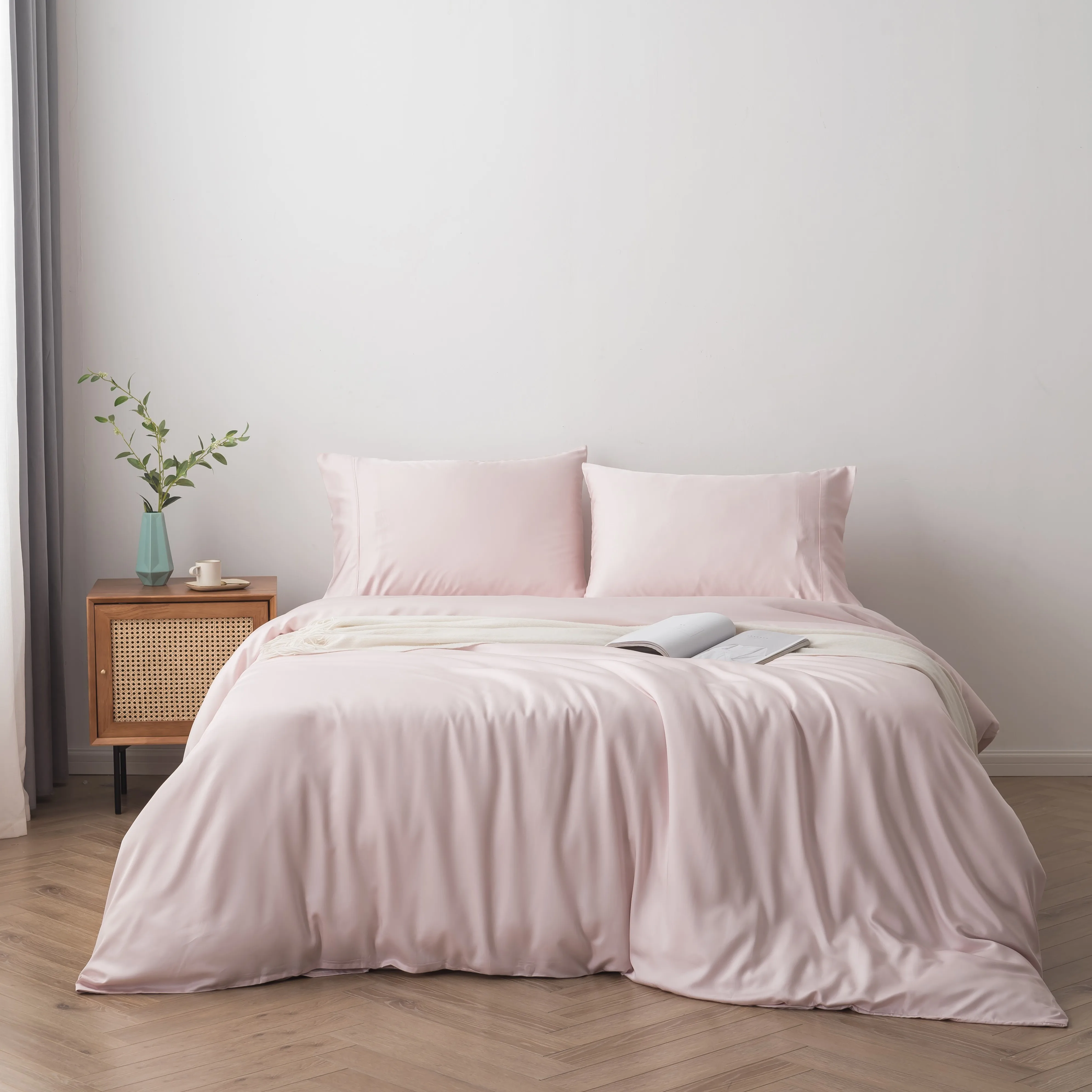 100% Bamboo Fiber Fabric OEKO-TEX STANDARD 100 high quality disposable house&home customized wholesale Bed Linen