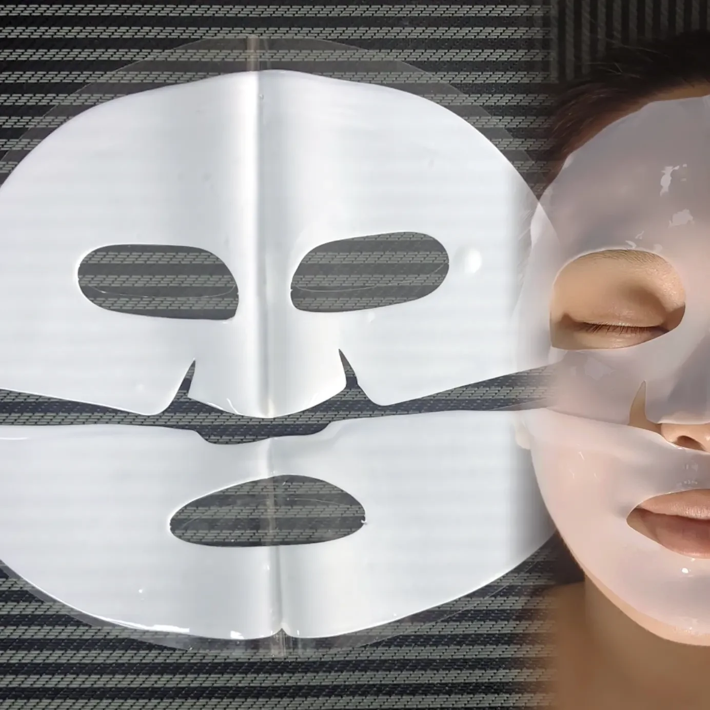 Crystal Seaweed Natural Collagen Whitening Facial Mask Moisturizing Soothing Repairing Hydrogel Hyaluronic Acid Collagen Mask