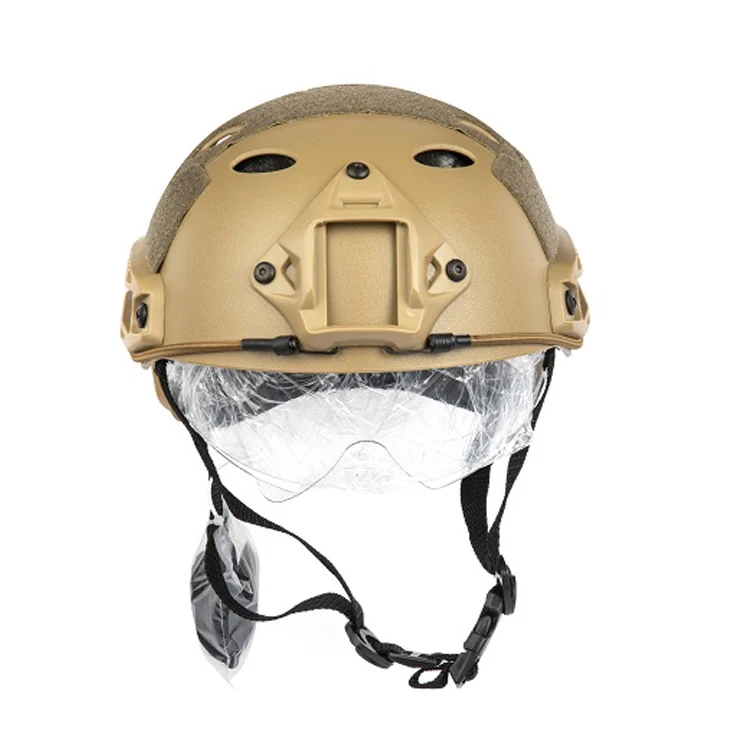 Lightweight Tactical Protective Safety FAST PJ HELMET with Protective visor for Outdoor helmet