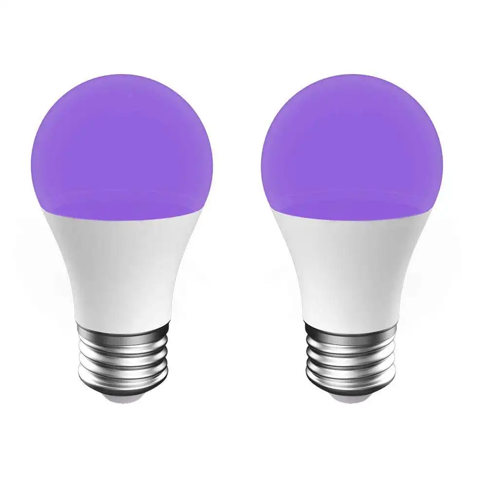 Factory UV Blacklight Bulb Lamp E27 B22 A60 9W LED Ultraviolet Bulb Light