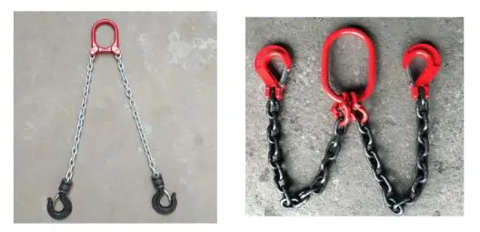 Alloy Steel Four Legs Lifting Chain sling With Clevis Hook