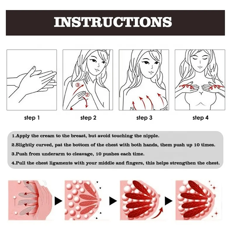 factory price sexy bigger breast reduction and tightening oil firming boobs breast plumping oil