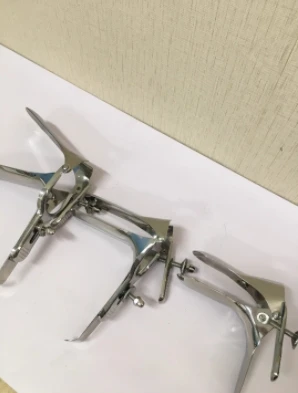 Medical thickened 304 stainless steel examination type surgical vaginal dilator