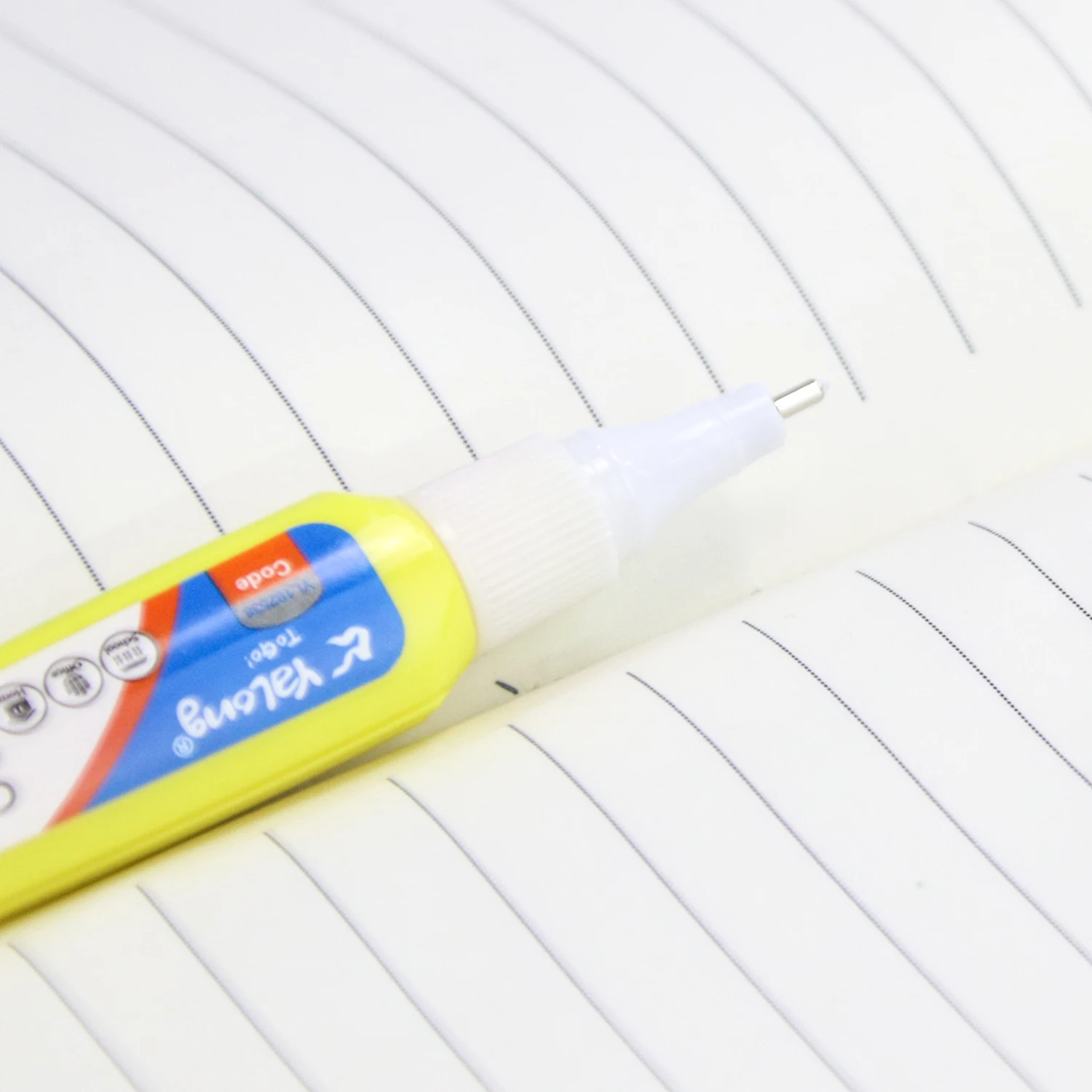 Yalong Custom New Style Student Stationery Correction Pen Quick Dry Metal Tipcorrection Fluid Set
