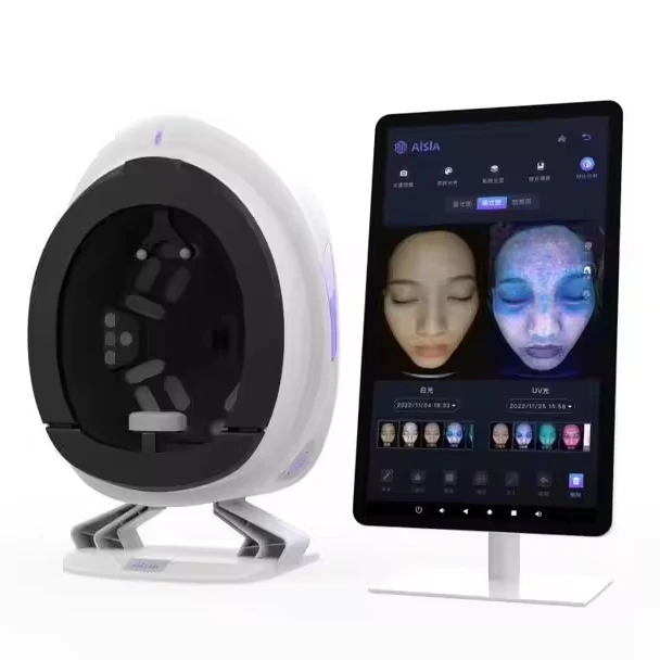 Лучший 3d анализ кожи лица Aisia Q2 всесторонний диагностический анализатор изображений с интеллектуальным диагностическим отчетом