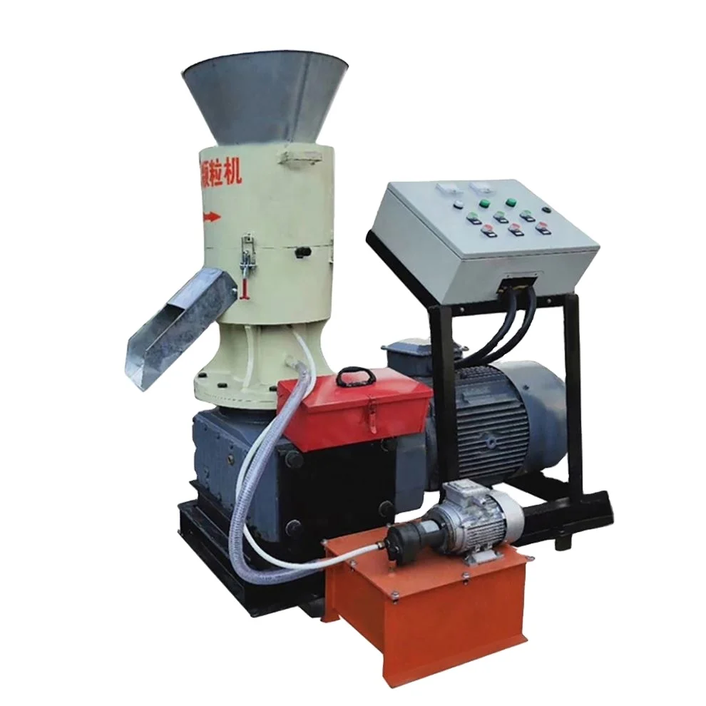 flat die pellet machine wood pellet mill single phase pelletizer manufacturer  processing machine