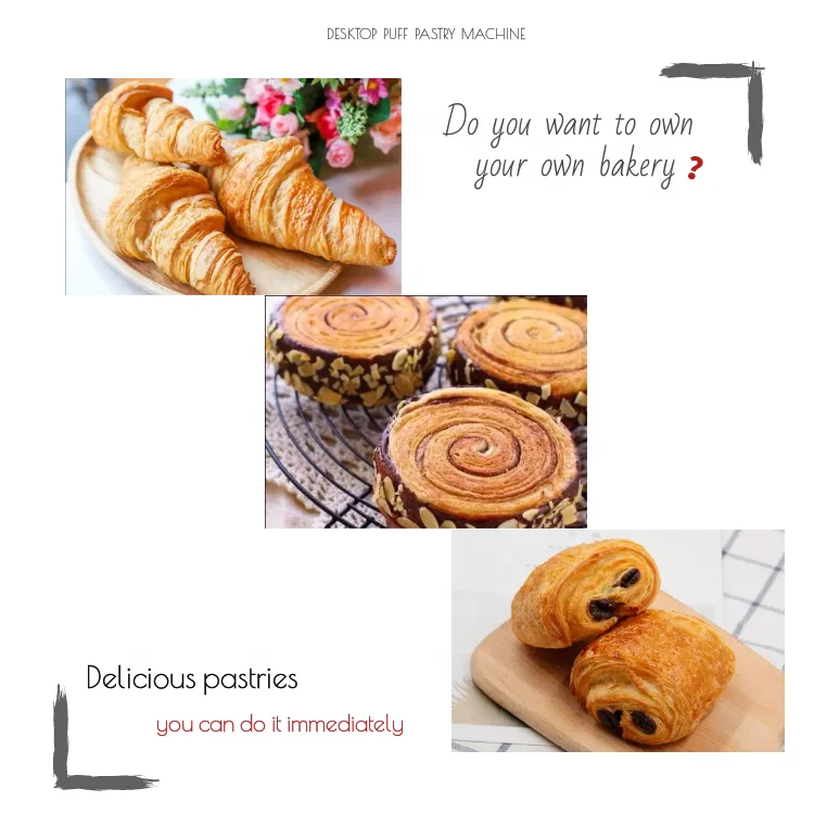 MS500-3 Commercial Electric Tabletop Manual Pastry Dough Sheeter/bakery Dough Sheeter 30 kg