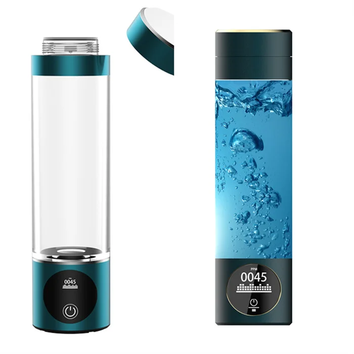 Portable Hydrogen Generator Best Sellers Hydrogen Alkaline Sport Water Bottle, Ionizer Hydrogen Water Maker 1800Mah
