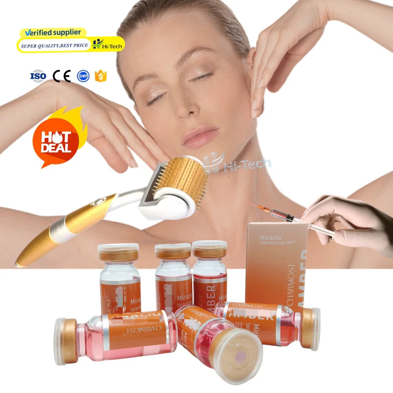 High Quality 10ml Facial Acid Anti Acne Skin Repairing Face Skin Care Microneedling Skin Whitening  Meso Serum