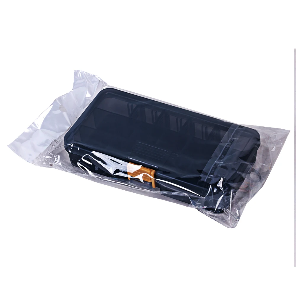 Various size Plastic Fishing Lure Tackle Box Storage Case Portable transparent fishing gear box