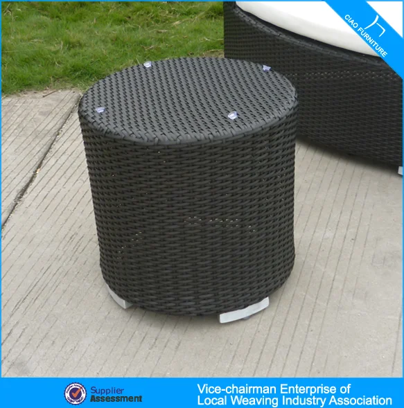 New design outdoor rattan garden Furniture yin yang sofa bed