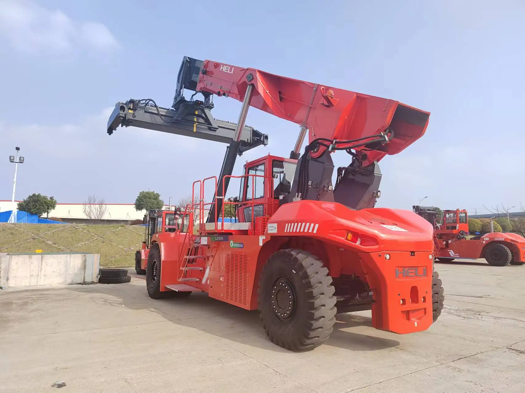 Good Condition 45 ton Heli Reach Stacker RSHD45 Container Handler For Sale