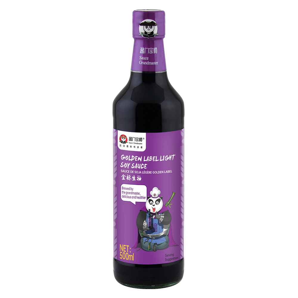 Wholesale Sugar Free Soy Sauce Factory Price Soy Sauce Fermented Soy Sauce