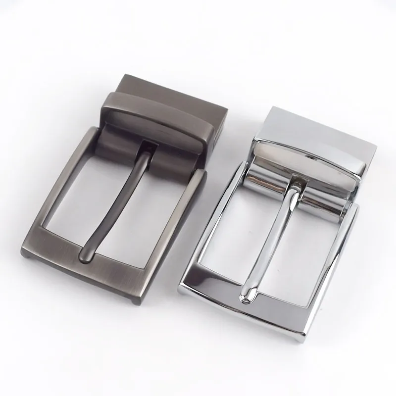 Deepeel YK066 3.5CM Clothes Accessories Belt Buckles Manufacturer Metal Brushed Rotating Pin Buckle Belt Head