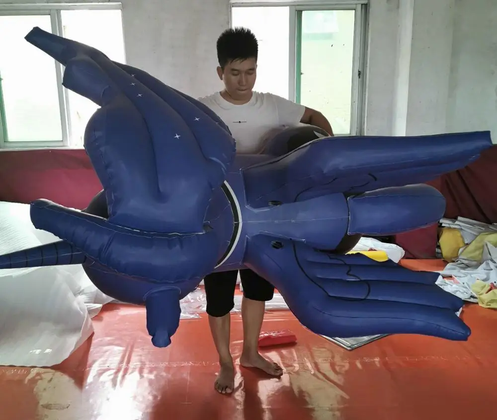 PVC Cute Inflatable dark  Pony Cartoon for Play