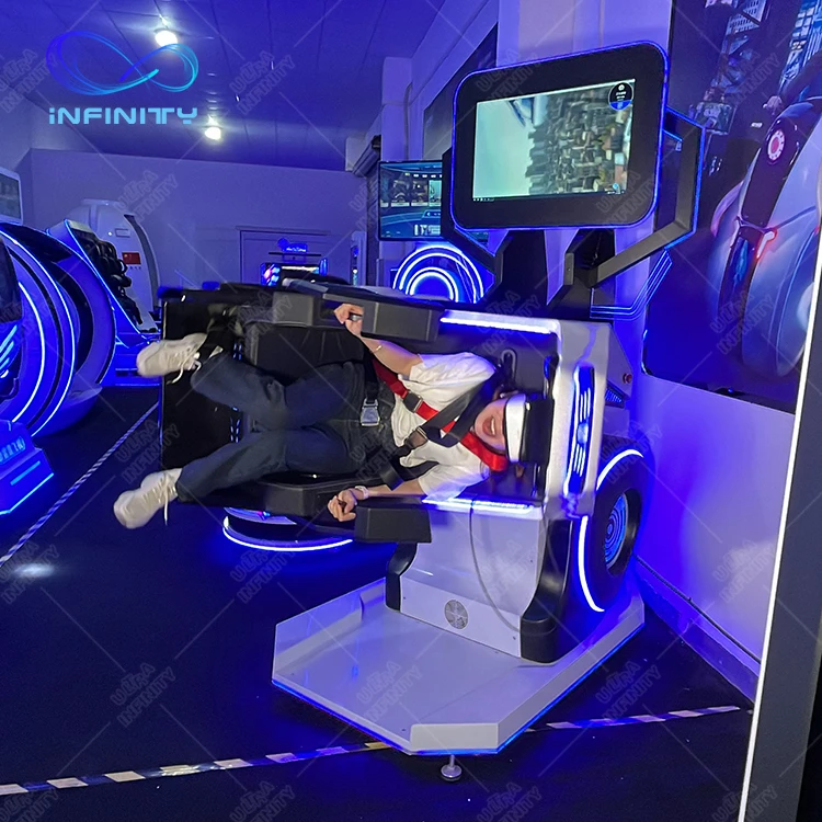 360 Degree Roller Coaster Simulator VR Amusement Park Products 9D Game Flight Cinema Virtual Reality Game Machine Arcade Gaming