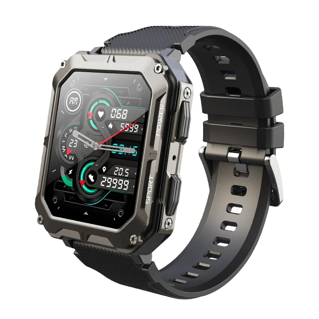 Latest Standard Tactical C20pro Smartwatch 2023 IP67 Dustproof  Waterproof Call Remote Camera Smart Watches