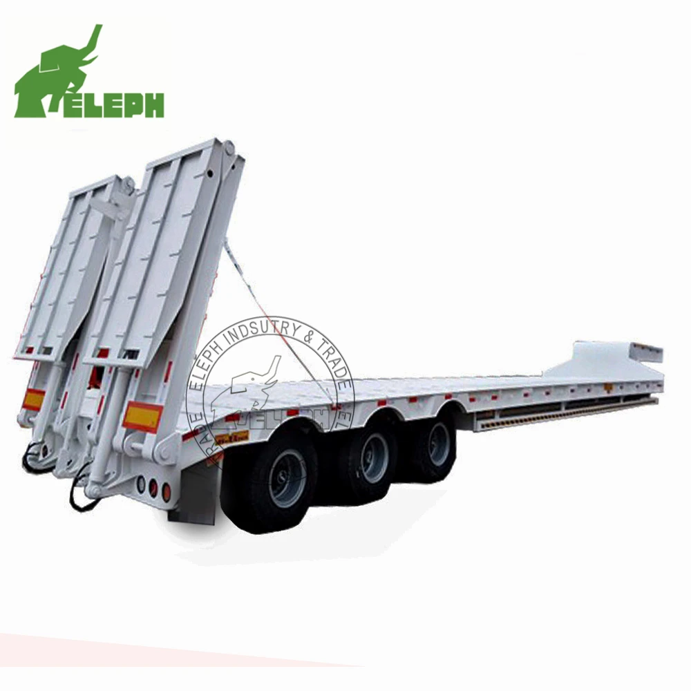 20ft small low bed trailer and trailer parts