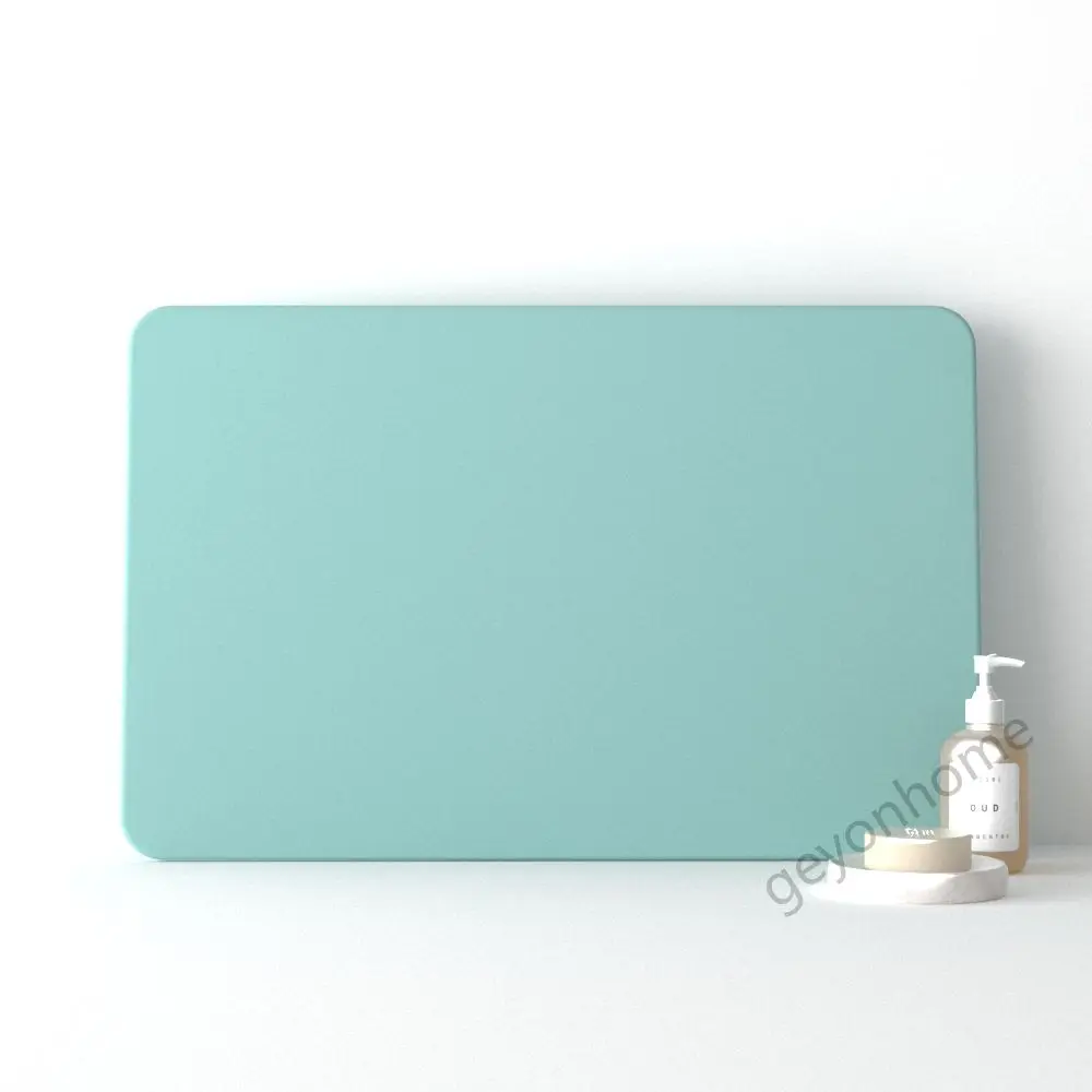Custom Size Natural Diatomaceous Earth Bath Mat Super Absorption Quick Drying Non-Slip mat