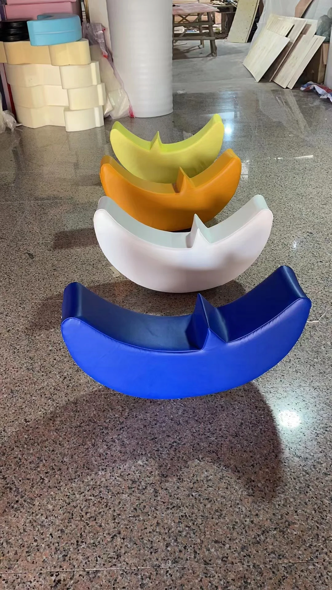 business set up indoor soft play rocker kids rocking toy party daycare