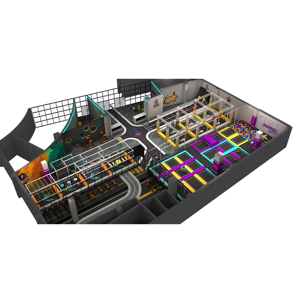 Oптoвaя прoдaжa дeтскaя Коммерческая надувная Indoor adventure Крытый Батутный парк