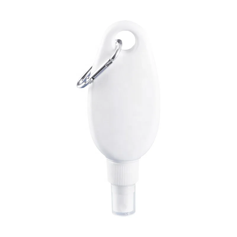 Small 60ml Bottles Screen Printing HDPE Lotion Personal Care Spray Keychain Bottle Manufacturers Wholesale Plastic CROWN Cap