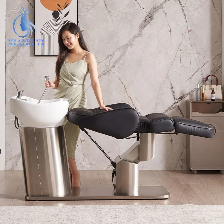 Custom Salon Modern Hair Washing Thai Massage Chair Head Spa Shampoo Bed