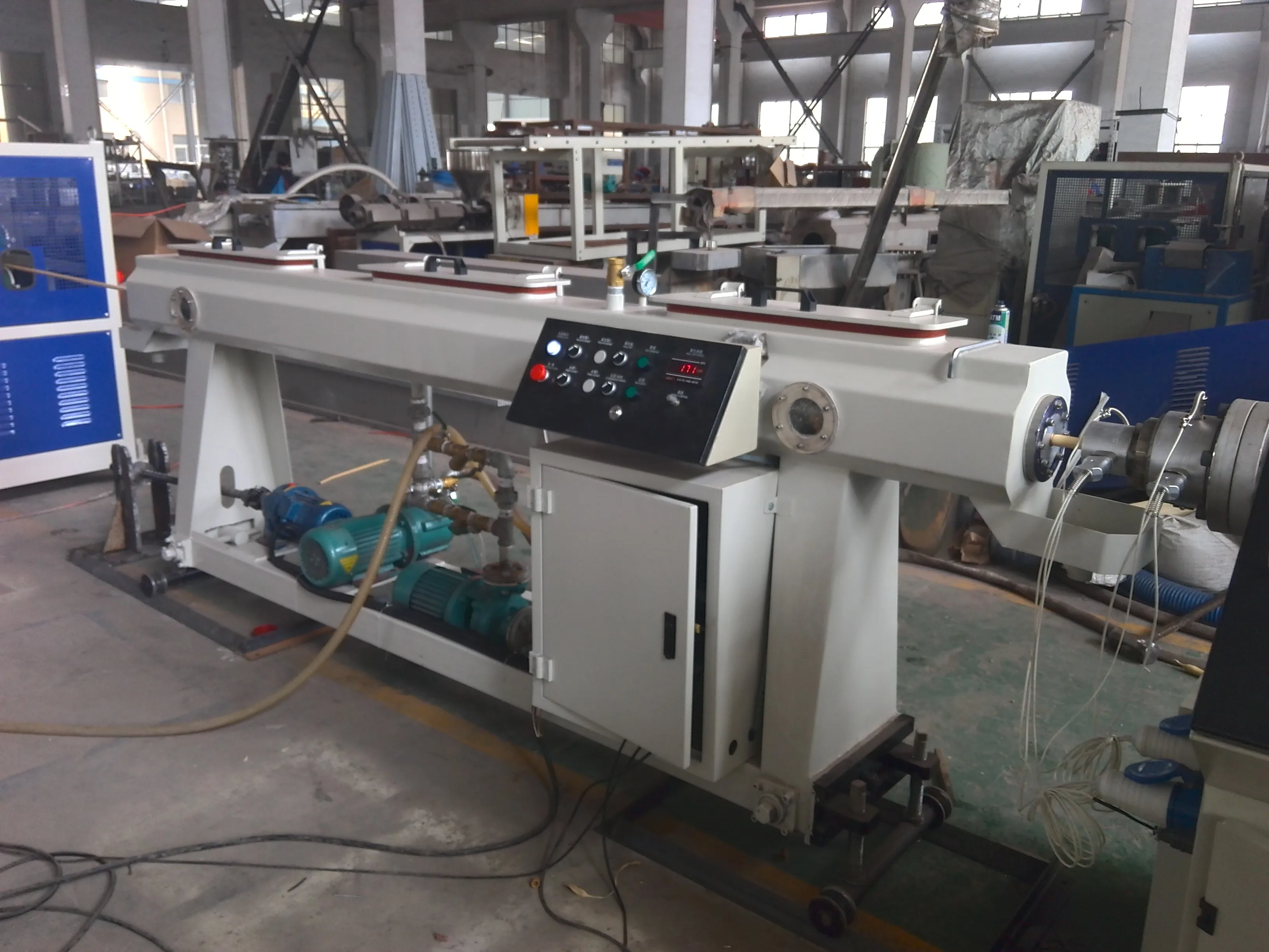 pvc pipe extrusion line single screw extruder pipe production line